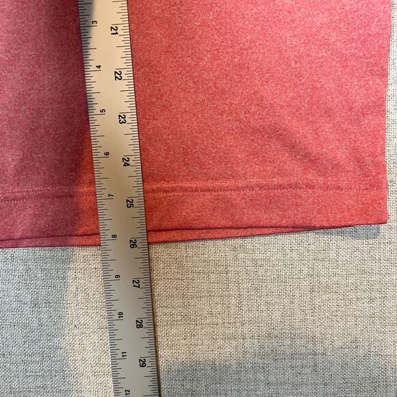 Peter Millar River Featherweight Pullover Shirt XL Pink Snap Button Quarter Top - Picture 6 of 6